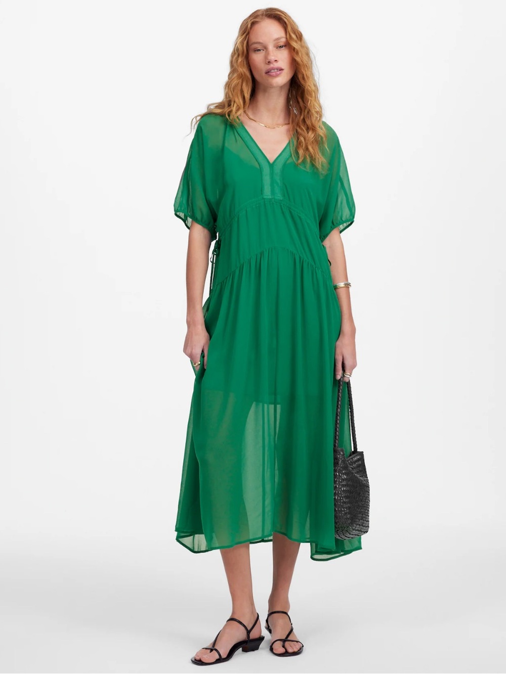 Madewell Dress XXS Feminine Green